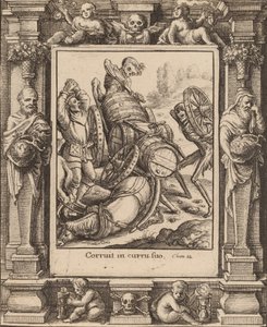 Voerman, 1651 door Wenceslaus Hollar