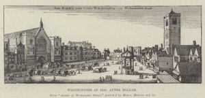Westminster in 1650 door Wenceslaus Hollar