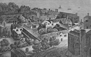 Winchester House, Southwark, vanaf de toren van St. Saviours