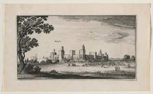 Windsor Castle vanuit het zuidoosten, 1644