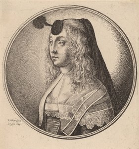 Vrouw van Antwerpen, 1643 door Wenceslaus Hollar