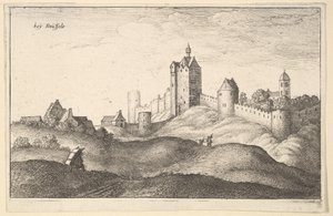 bij Brussel, ca. 1643 door Wenceslaus Hollar