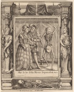 Bruidspaar door Wenceslaus Hollar after Hans Holbein the Younger after Abraham van Diepenbeeck