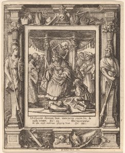Keizer door Wenceslaus Hollar after Hans Holbein the Younger after Abraham van Diepenbeeck