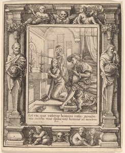 Non door Wenceslaus Hollar after Hans Holbein the Younger after Abraham van Diepenbeeck