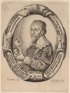 Johann Banfi Huniades door Wenceslaus Hollar after Jacob Peter Gowy