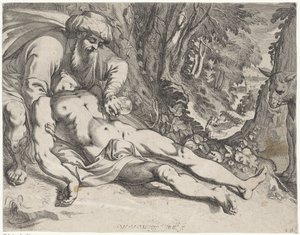 De barmhartige Samaritaan door Werner van den Valckert