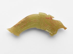 Hanger in de vorm van een vogel, c.1050-c.950 v.Chr. door Western Zhou Dynasty Chinese School