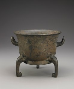 Ritueel voedselvat (Yu), ca. 1000-900 v.Chr. (brons) door Western Zhou Dynasty Chinese School