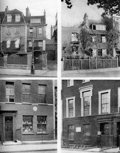 Huizen van beroemde schilders, Londen, 1926-1927 door Whiffin
