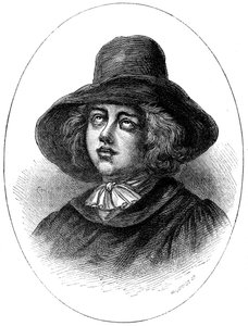 George Fox, Oprichter van de Quakers, 17e eeuw ca. 1880 door Whymper