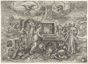 De macht van de vrede, 1577 door Wierix