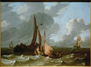 Onrustige zee