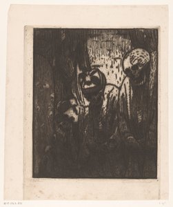 Catacombe, Palermo door Wijnand Otto Jan Nieuwenkamp (signed by artist)