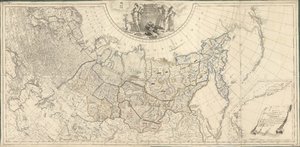 Kaart van het Russische Rijk Verdeeld in Eenenveertig Gouvernementen, 1796