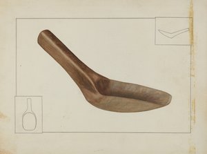Vierkante Houten Lepel