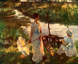 Vissen, boekplaat door Wilfred Gabriel de Glehn