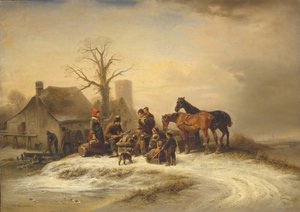 De messenslijper, voor 1862 door Wilhelm Alexander Meyerheim