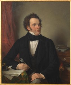 Portret van Franz Schubert 1797-1828, 1875 door Wilhelm August Rieder