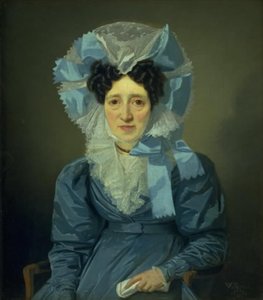 Cathrine von Halle, geboren Nathanson door Wilhelm Bendz