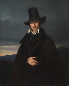 Portret van de Duitse schilder Wilhelm von Kaulbach