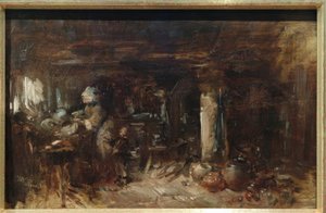 Boerenkeuken door Wilhelm Busch