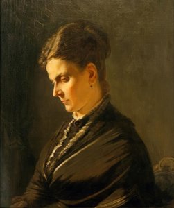 Portret van Johanna Keßler door Wilhelm Busch