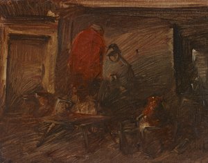 Nederlands herberg door Wilhelm Busch