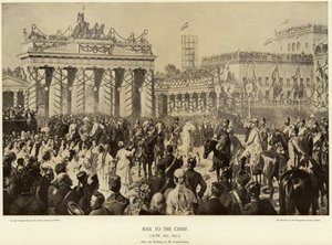 Otto von Bismarck in Berlijn in 1871
