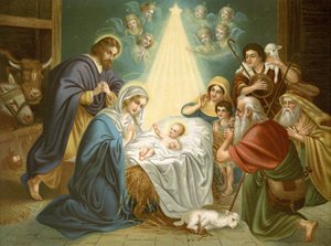 De Geboorte van Jezus door Wilhelm Ebbinghaus