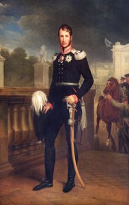 Portret van koning Frederik Willem III van Pruisen, 1818 door Wilhelm Friedrich Herbig
