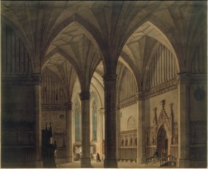 Gotisch kerkinterieur