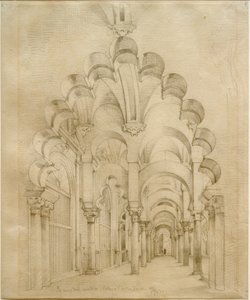 Mezquita van Córdoba door Wilhelm Gail