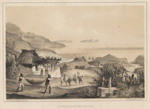 Loo Rock en Pontinha Madeira, 1855 door Wilhelm Joseph Heine