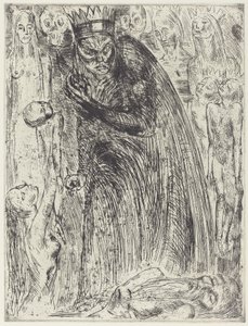 Macbeth V (De Visie van Lady Macbeth) door Wilhelm Lehmbruck