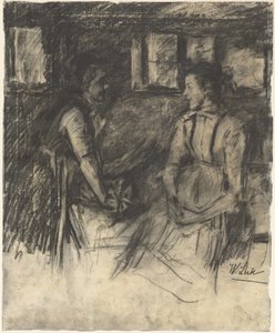 Twee vrouwen in de keuken