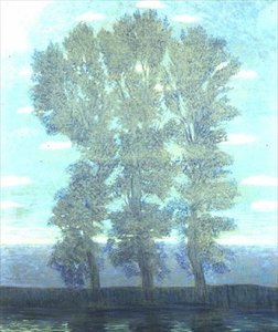 Bomen voor een meer door Wilhelm List