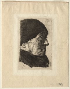 Hoofd van een boer, 1874 door Wilhelm Maria Hubertus Leibl