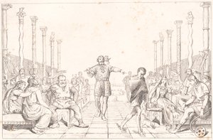 Het feest van Ægir door Wilhelm Marstrand