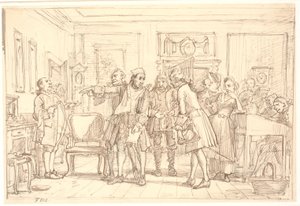 De zorgeloze, I, 6 door Wilhelm Marstrand