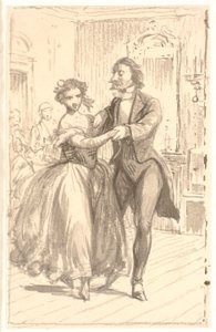 Het eerste paar op het bal door Wilhelm Marstrand