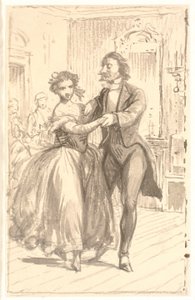 Het eerste paar op het bal door Wilhelm Marstrand