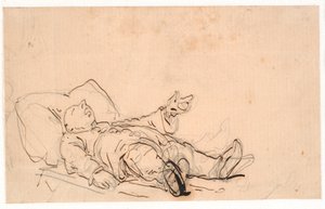 Ontwaken na de roes door Wilhelm Marstrand