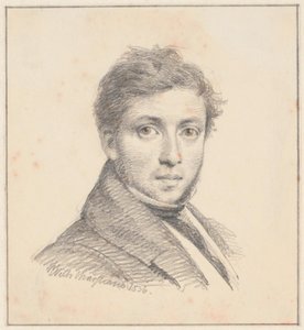 Portret van C. Købke door Wilhelm Marstrand