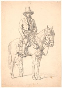 "Prins Rospiliosi" te paard, "Guardian in Nemi" door Wilhelm Marstrand