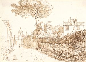 Vicola San Nicolo da Tolentino, Rome door Wilhelm Marstrand