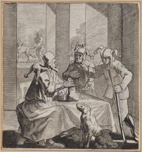 De borgontvangende dwaas door Wilhelm Stettler