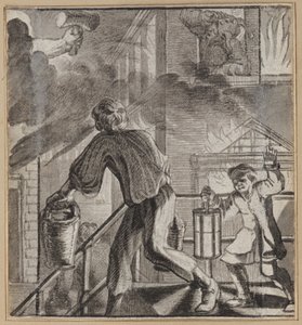 De Dwaas Die Het Overneemt In Geluk door Wilhelm Stettler