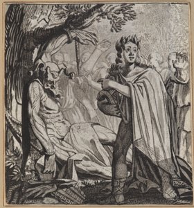 De dwaas die zich te veel met zijn kunst bezighoudt door Wilhelm Stettler