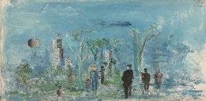 Central Park, New York door Wilhelm Thoeny